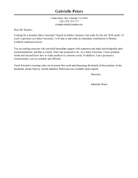 Best Sales Associate Cover Letter Examples Livecareer