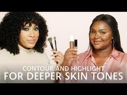 highlight for deeper skin tones