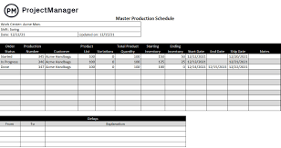 ion schedule template for excel