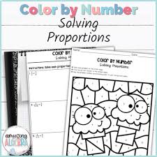 Solving Proportions Coloring Activity