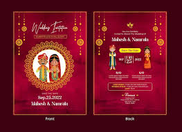 indian wedding card free on