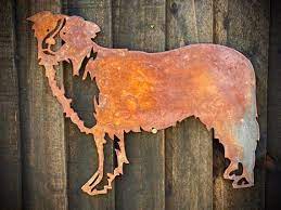Exterior Rustic Rusty Collie Sheepdog