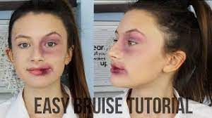 black eye bruise tutorial easy