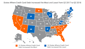 Average credit card debt 2018. Credit Card Debt By State