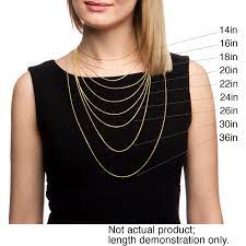 How long is 18 centimeters? Fremada 10k Yellow Gold Singapore Chain Necklace 18 24 Inches Overstock 3261896