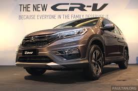 Honda crv kali kali sana. 2015 Honda Cr V Facelift Launched In Malaysia