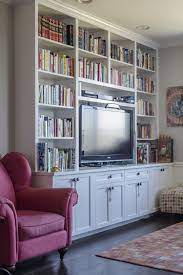 custom built in bookshelves and costs