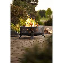 Antique Steel Wood Burning Fire Pit