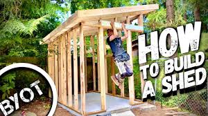 building a lean to shed start to