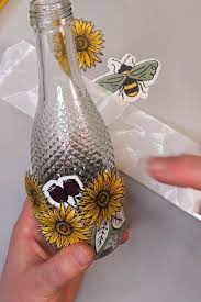 How To Create A Wine Bottle Flower Vase