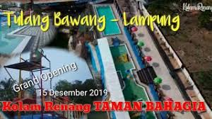 Most sustainable water park in the world. Grand Opening Kolam Renang Taman Bahagia Tulang Bawang Lampung Youtube