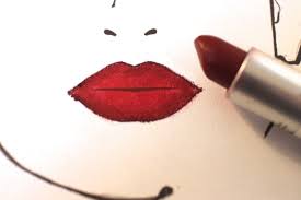 ombre red lips how to paint an ombre