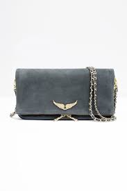 Zippered Clutch By Zadig Voltaire Two Removable Chains