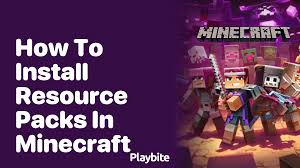 install resource packs in minecraft