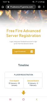 El equipo de garena free fire elegirá quién ingresa al servidor avanzado. Get Free Fire On Advance Server