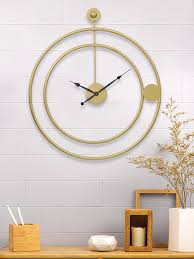 Chronikle Round Gold Iron Wall Clock