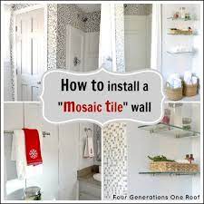 How To Install Mosaic Tiling Tutorial