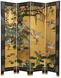 See more ideas about chinese screen panel, chinese screen, paneling. 4 Panel Cranes Gold Black Chinese Lacquer Screen Room Divider Screen Room Divider Room Divider Asian Furniture