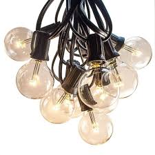 Led G40 String Light With Clean Bulb