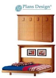 horizontal queen size wall bed frame