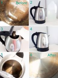 descale your kettle to remove limescale