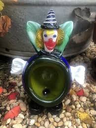 Vintage Murano Art Glass Clown Ashtray