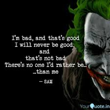 I understand that i'm not perfect. Im Bad And Thats Good I Will Never Be Good And Thats Not Bad Love Quotes