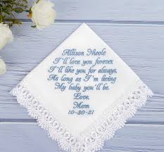 bridal handkerchief i ll love you