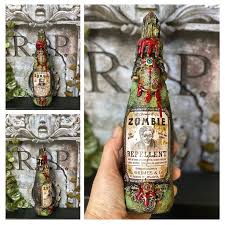 Potion Zombie Repellent Glass Bottle 26