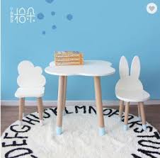 Kids Cloud Table Chair Set Children