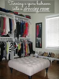 small bedroom into a dressing room