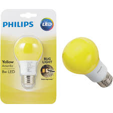 Philips Lighting Co 463190 Philips A19 Medium Led Bug Light Bulb Family Hardware