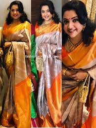 Kollywood actress subiksha photoshoot stills in saree, photographed by team creators. Actress Meena In A Kanjeevaram Saree Fashionworldhub