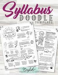 Doodles Syllabus Template 11 Google Drawings Back To