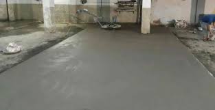 commercial building cement flooring