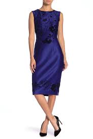 Sl Fashions Cap Sleeve Embroidered Dress Nordstrom Rack