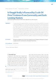 On an international level there are a number of different types of crude oil, each of which have different properties and prices. Https Papers Ssrn Com Sol3 Delivery Cfm Ssrn Id3545309 Code1916347 Pdf Abstractid 3545309 Mirid 1