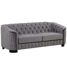 Velvet Upholstered Sofa Couch Sofa