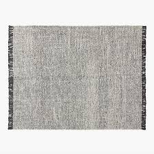 leno black and white jute area rug 8