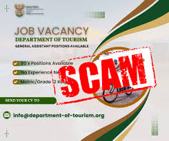 vacancies department of tourism