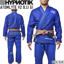 Arrival At Hypnotik Jujutsu Atomlyte V2 Bjj Gi Blue Royal Blue Brazillian Jiu Jitsu Arrival At Jujutsu Jujutsu Clothes Light Weight