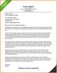 Registered Nurse Cover Letter Examples Of Cover Letters For Nurses
