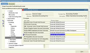 Account Generator Processes Oracle Erp Apps Guide