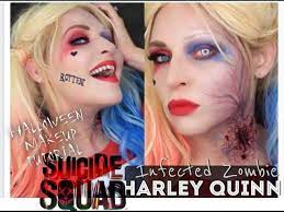 harley quinn zombie bite makeup