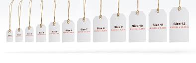 Standard Sizes For Custom Printed Hang Tags St Louis Tag