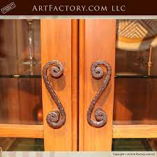 s scroll shaped cabinet pulls french