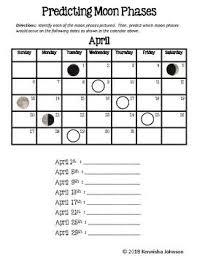 Moon Phase Prediction From A Calendar Moon Phases Moon