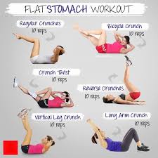 ways to get a flat stomach musely