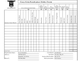 Free Fundraiser Order Form Template Excel Besttemplates123