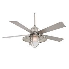 54 Minka Aire Rainman Ceiling Fan Outdoor Wet Rated F582 Bnw